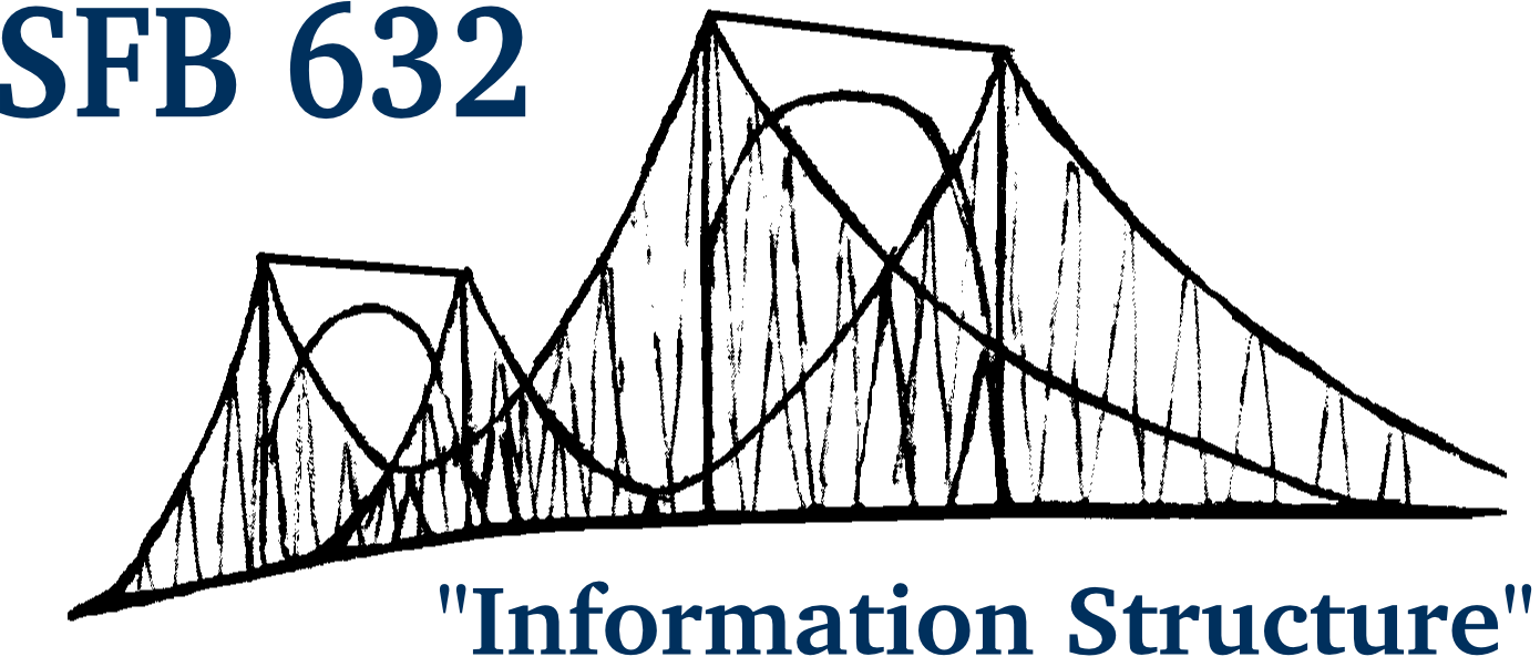 Sonderforschungsbereich 632, Information structure: The linguistic means for structuring utterances, sentences and texts 